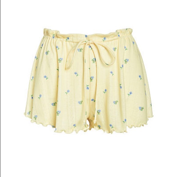 For Love & Lemons Blossom Pointelle Shorts - Picture 5 of 7